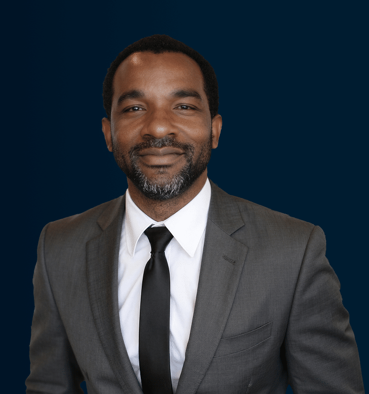 Smiling man in a suit